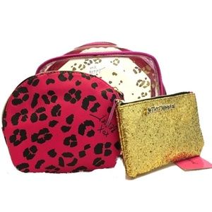 BETSEY JOHNSON 3 Piece Cosmetic Set 